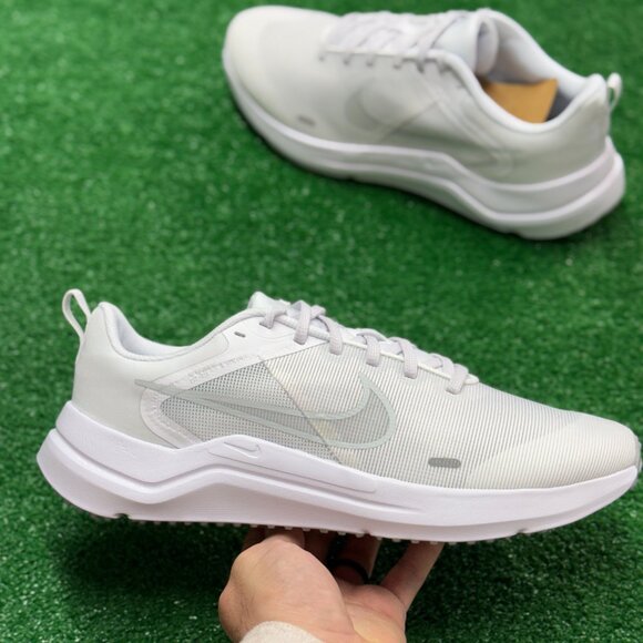 Nike Downshifter 12 Mens Running Shoes White DD9293-100 NEW Multi Sz - Picture 1 of 4